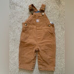 CARHART BIB OVERALL FLANNEL-LINED